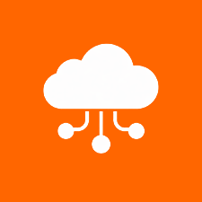 2020 timeline icon showing cloud network connections